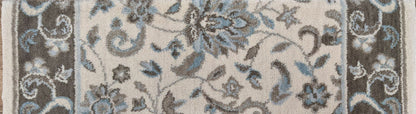 Nourison Stair Runner Estate 2 Stair Runner Sagamore Ivory 30in and 36in Wool-Sold by the Foot