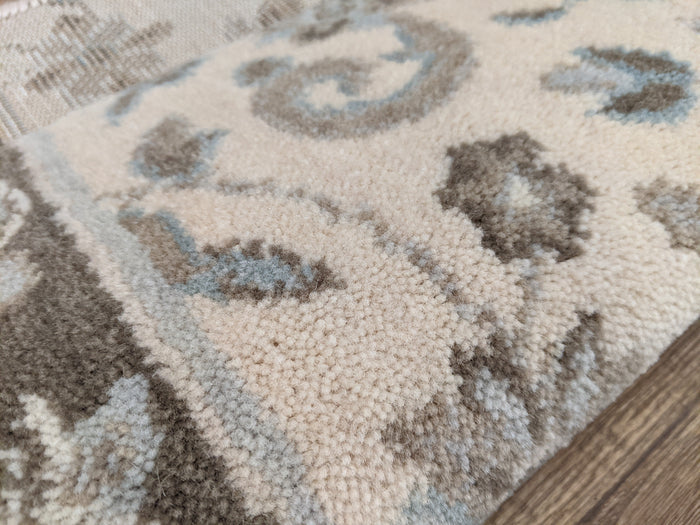 Nourison Stair Runner Estate 2 Stair Runner Sagamore Ivory 30in and 36in Wool-Sold by the Foot