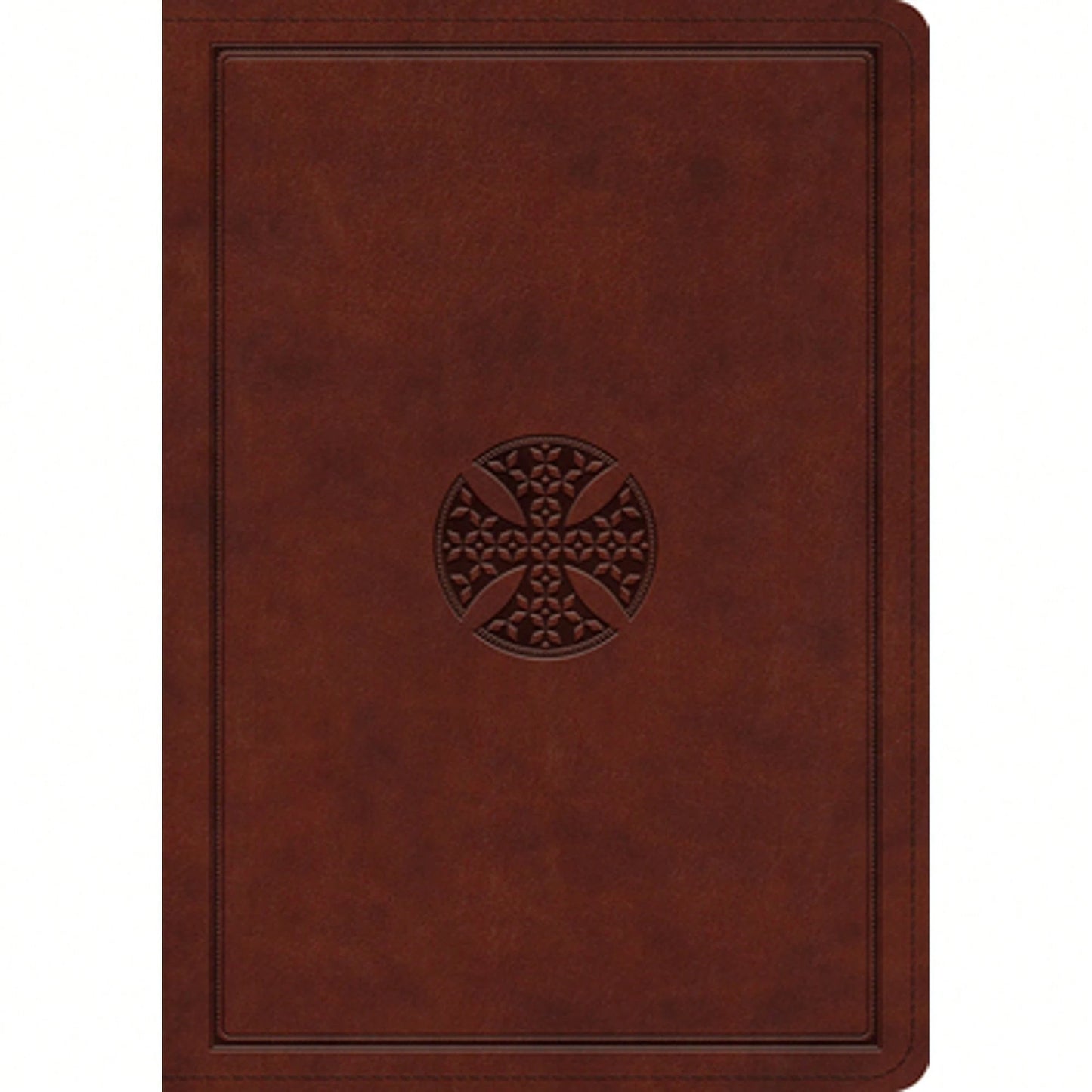 ESV Journaling Bible, Interleaved Edition (Trutone, Mahogany, Mosaic Cross Design) (Hardcover) By Esv Bibles