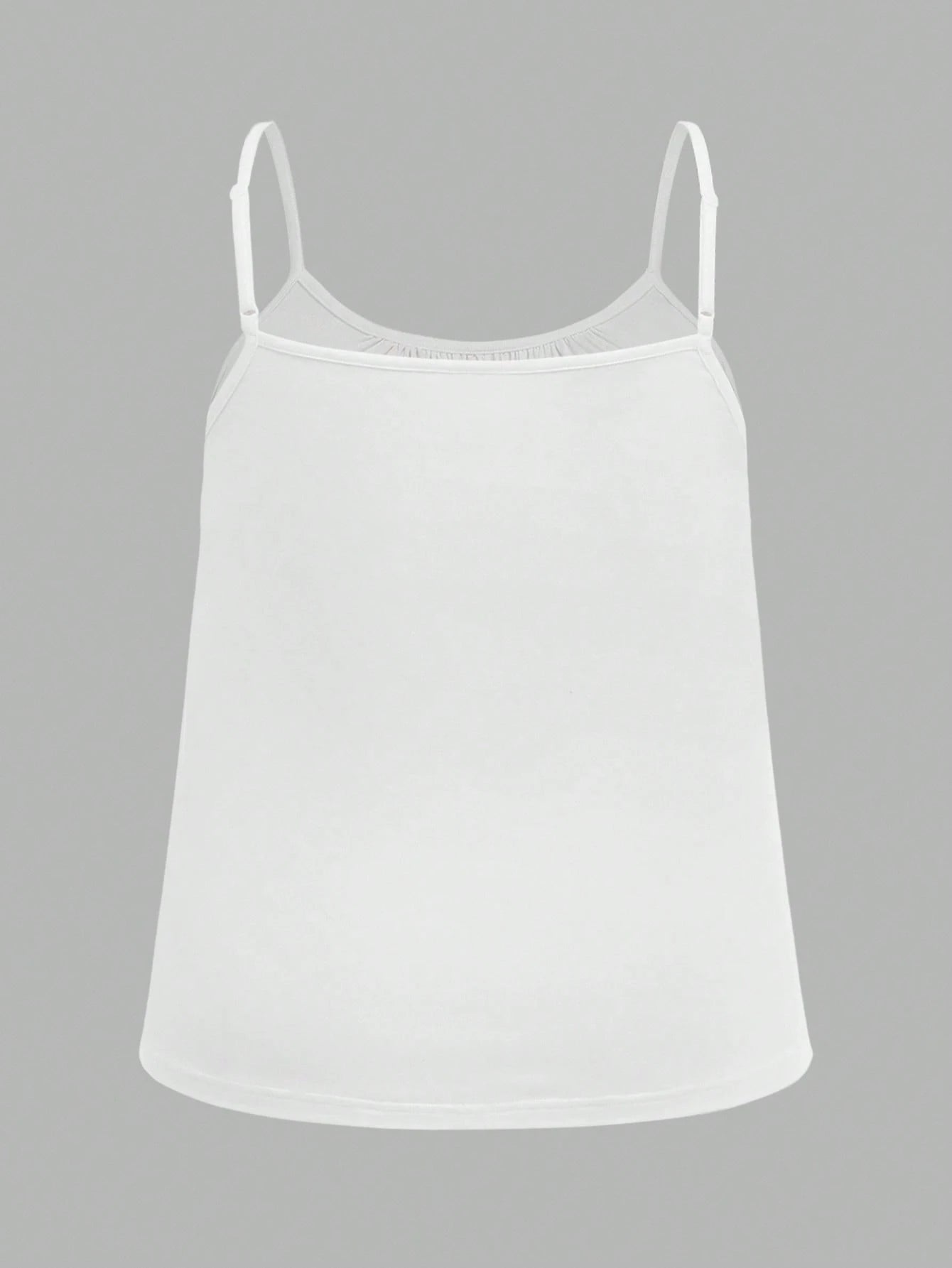 EZwear 3pcs Plus Size Women Pleated Loose Camisole Adjustable Strap Top, Suitable For Spring And Summer Back To School