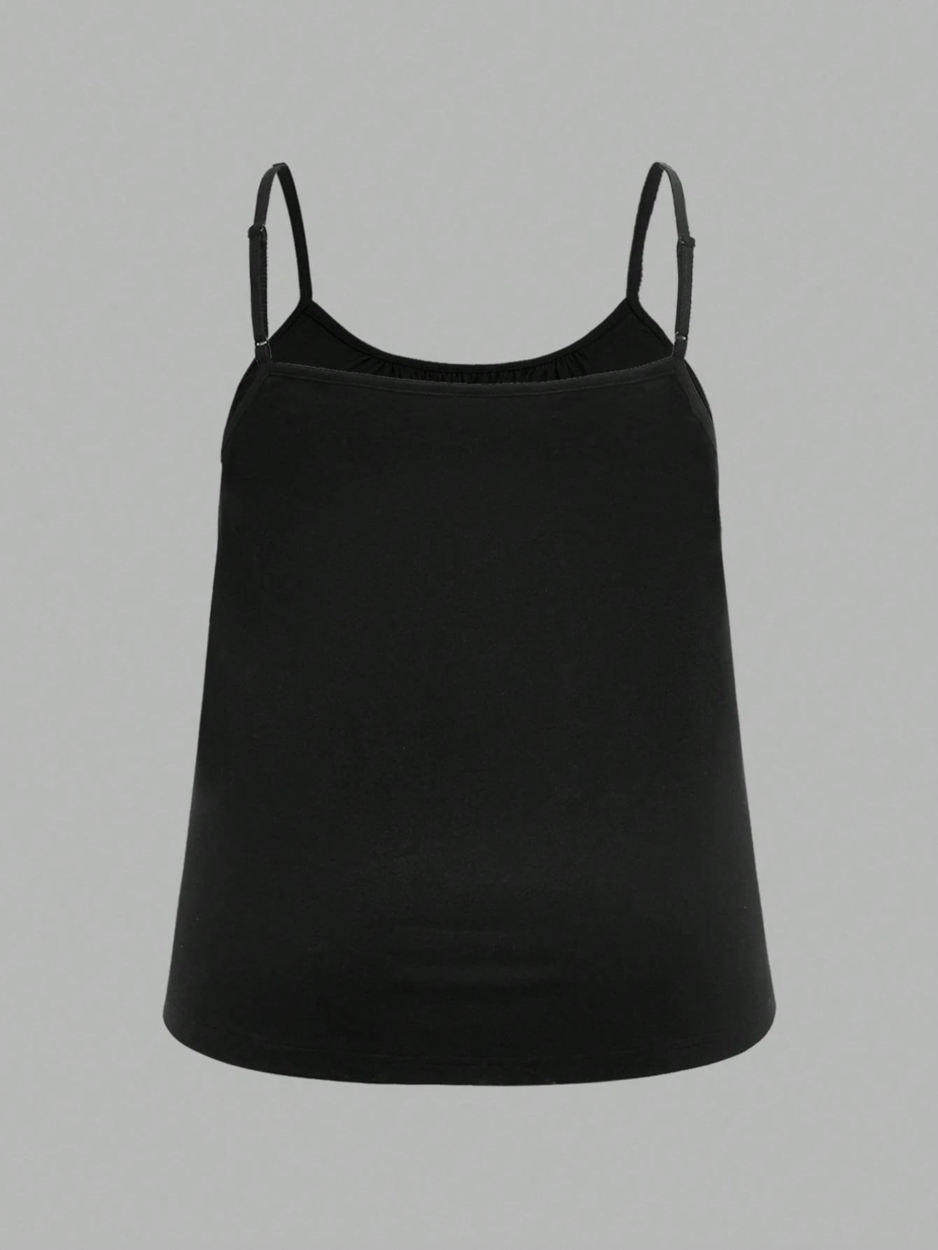EZwear 3pcs Plus Size Women Pleated Loose Camisole Adjustable Strap Top, Suitable For Spring And Summer Back To School