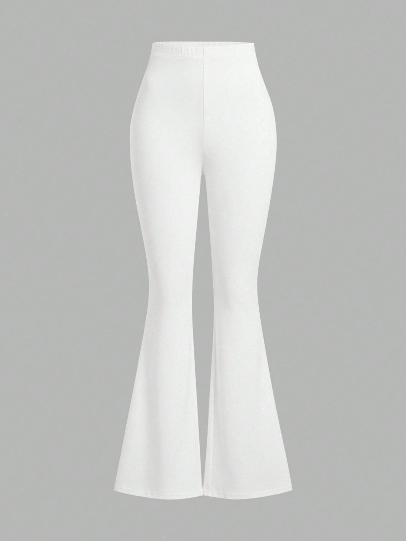 EZwear 3pcs Women High Waist Skinny Flare Pants Set, Autumn/Winter