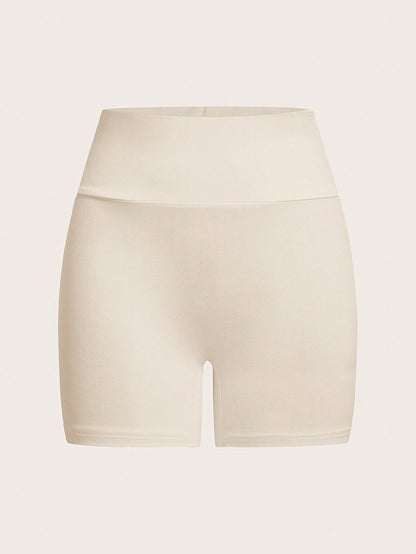 EZwear 4 Set Leisure & Simple Knitted Skinny Shorts For Women, Pack Of Several, Suitable For Summer Suitable For Going Out Women's Sportswear