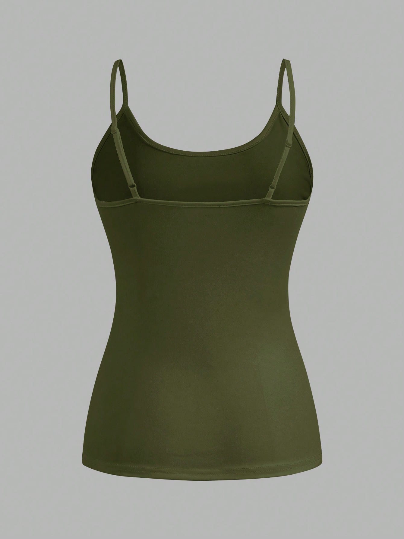 EZwear 4pcs/Set Plus Size Women Casual Camouflage & Solid Color Camisole Tops, Suitable For Summer