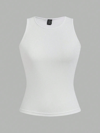 EZwear 4pcs/Set Women's Sexy Cropped Tight Camisole, Suitable For Summer