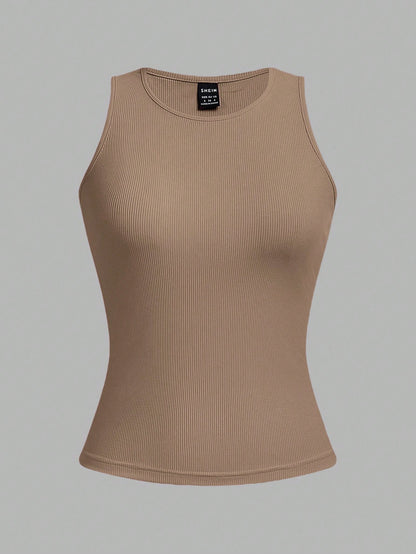 EZwear 4pcs/Set Women's Sexy Cropped Tight Camisole, Suitable For Summer