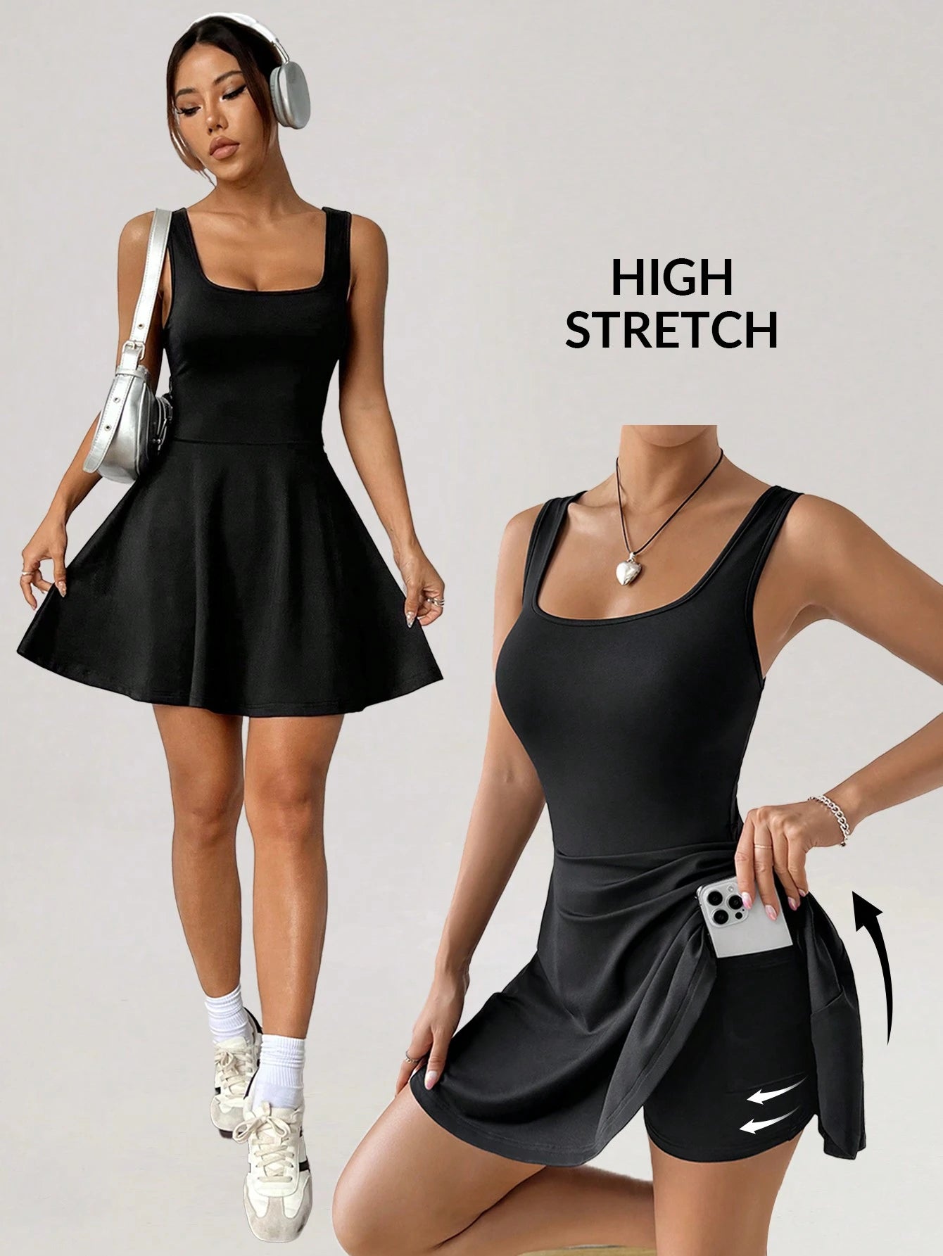 EZwear Black Knitted Sleeveless Bodycon Jumpsuit,Summer Dresses For Women