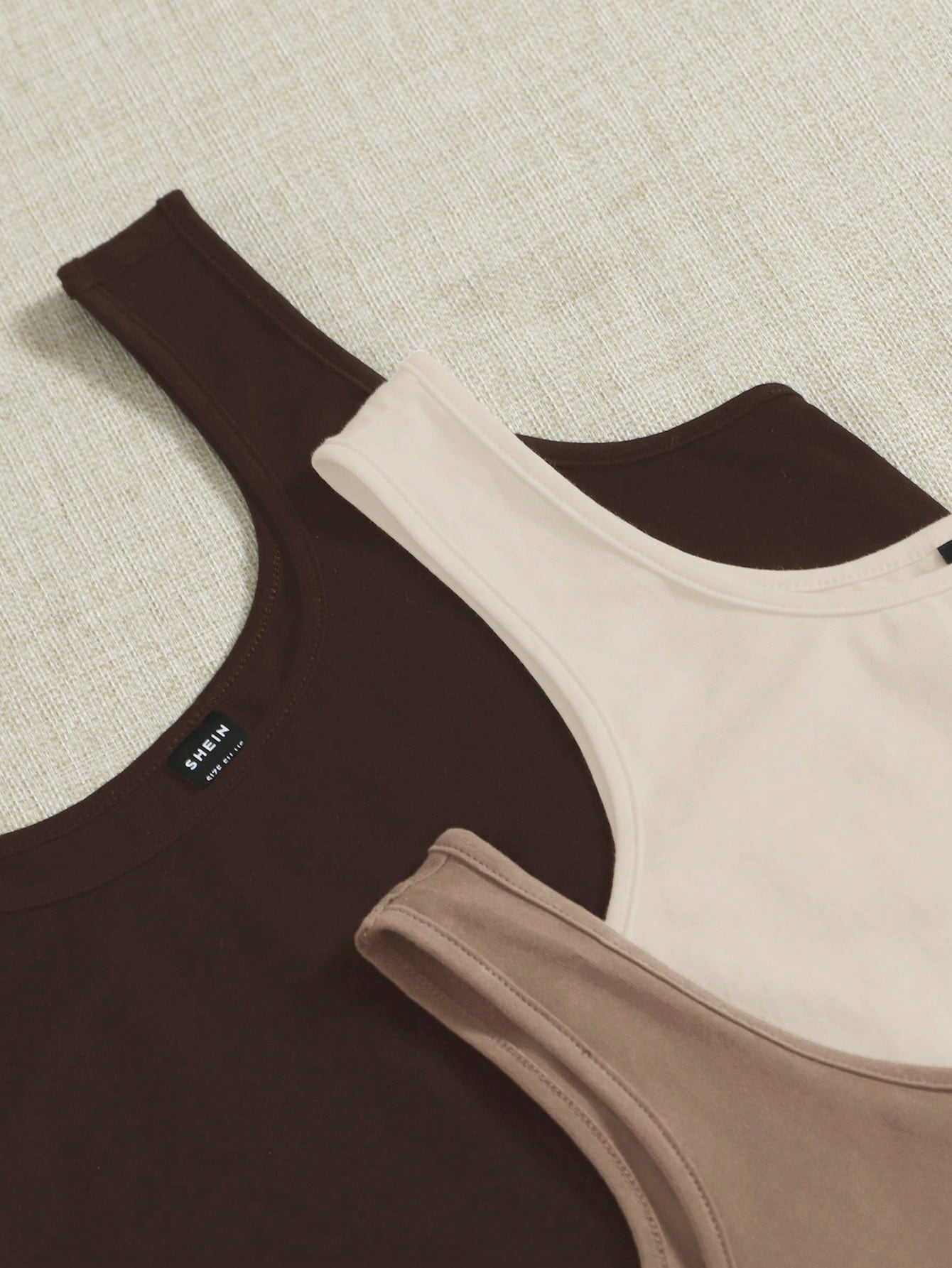 EZwear Summers 3pcs Solid Tank Top, Summer Women Casual Cotton Basic