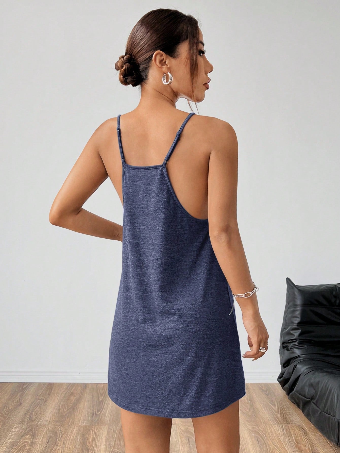 EZwear Women's Summer Casual Solid Color Double Pocket Sleeveless Dress