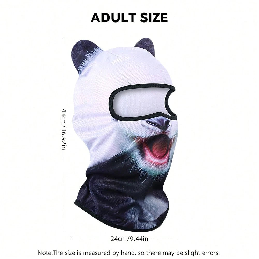 Fabulous Be Xtreme Distinctive Animal Print Cycling Balaclava Mask, Breathable Sun Protection Dust-Proof Face Cover, Funny Novelty Mask For Holidays