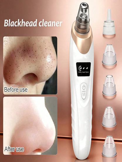 Facial Cleanser, Deep Pore Cleansing Device, Multi-Functional Nose Dusting Device, USB Charging, Suitable For Both Men And Women, Mother's Day Gift!