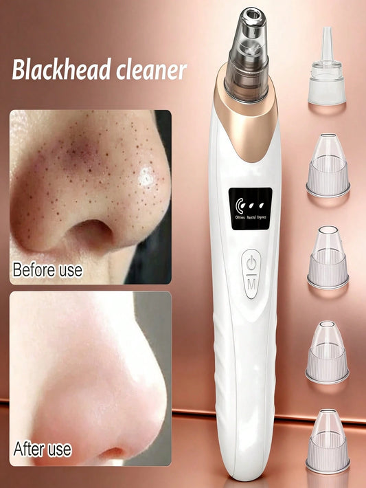 Facial Cleanser, Deep Pore Cleansing Device, Multi-Functional Nose Dusting Device, USB Charging, Suitable For Both Men And Women, Mother's Day Gift!
