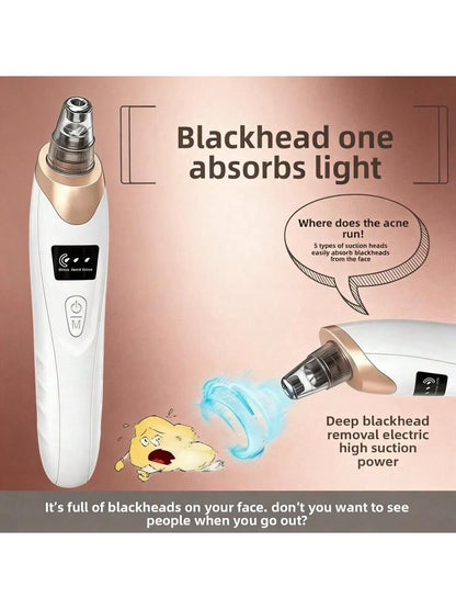 Facial Cleanser, Deep Pore Cleansing Device, Multi-Functional Nose Dusting Device, USB Charging, Suitable For Both Men And Women, Mother's Day Gift!