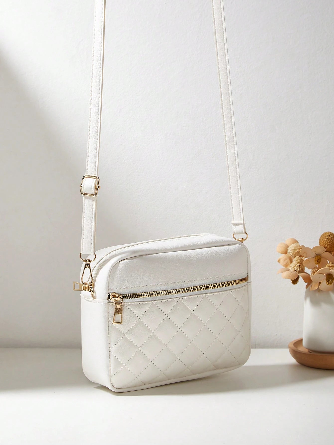 Fashion Minimalist Rhombus Pattern Multi-Pocket Quilted Butterfly Shoulder Bag, Suitable For Commuting, Shopping, Travel, Casual, Sports, Mini Crossbody Bag, Coin Purse, Collegiate Style Backpack, Bus