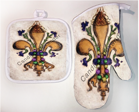 Pot Holder & Oven Mitt Set