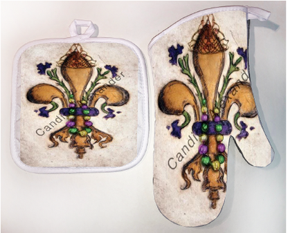 Pot Holder & Oven Mitt Set