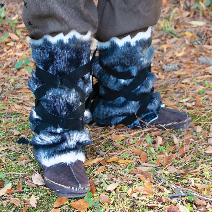 Faux Fur Leg Wraps