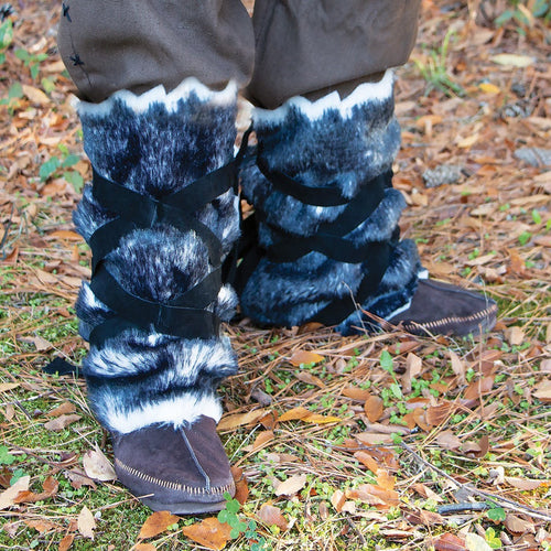 Faux Fur Leg Wraps