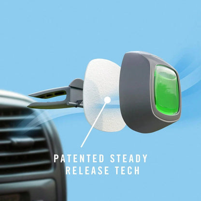 Febreze AUTO Air Freshener, Odor-Fighting Automotive Vent Clip, Scented Car Accessories, Long Lasting For Strong Odors, New Car Scent, 2 Count