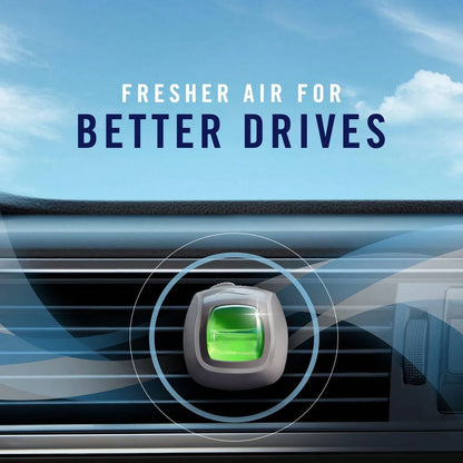 Febreze AUTO Air Freshener, Odor-Fighting Automotive Vent Clip, Scented Car Accessories, Long Lasting For Strong Odors, New Car Scent, 2 Count