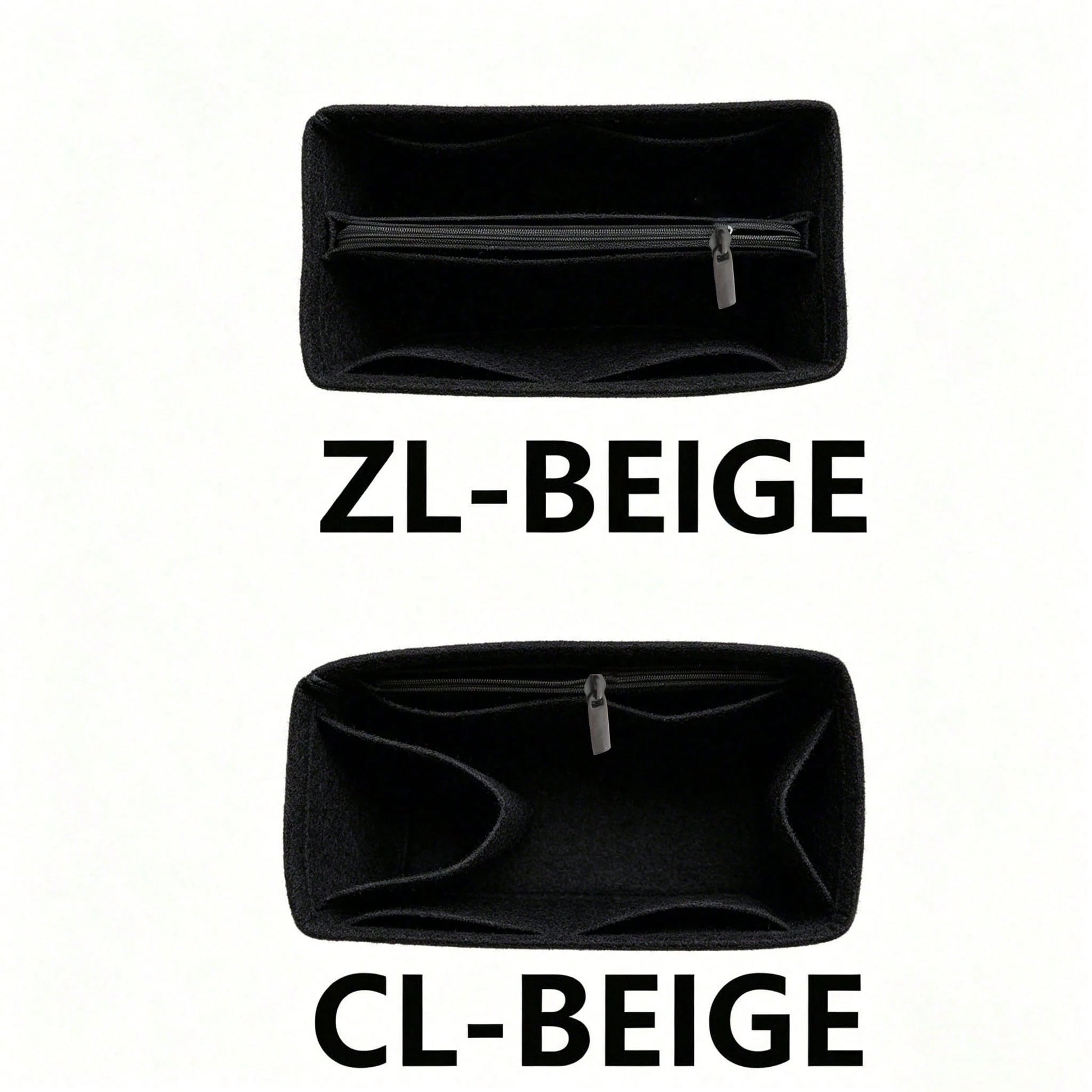Felt Lined Bag Organizer, Multi-Pocket Makeup Bag, Handbag Inner Pouch Portable Bag