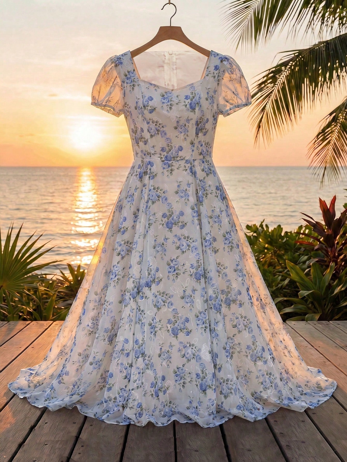 Feyla Women's Floral Print Casual Party & Travel Short Dress