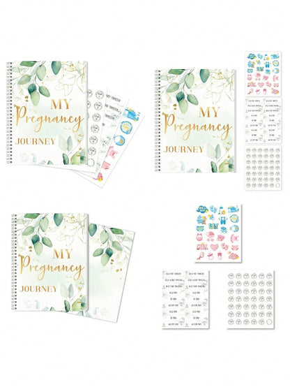 First-Time Mom's Pregnancy Journal- Pregnancy Book & Planner- Pregnancy Essentials- Includes Calendar, Stickers, And Keepsake Pockets- Best Baby Shower, Gender Reveal, Birthday Girl, Baby Stuff, B