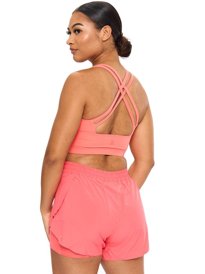 Flirty Flo Short Boyshort - Tequila Sunrise