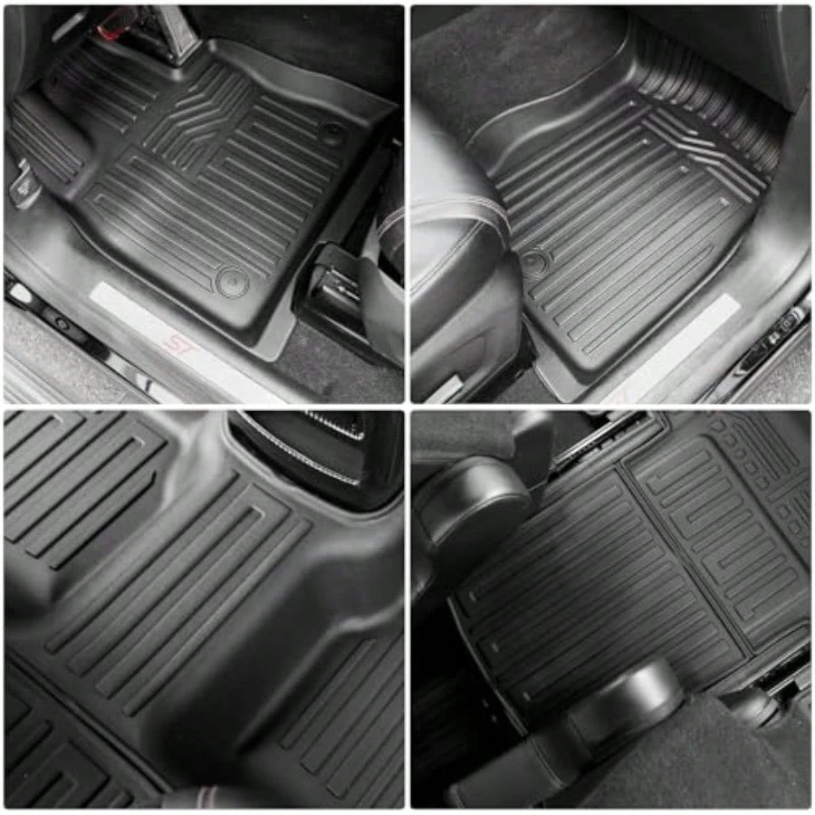 Floor Ma For 2020-202 2026 Explorer Acceorie Cargo Mat With Backret Mat All Weather TPE Of For Explorer 6 Paenr Captain Eat T Acceorie 202 2024 2023