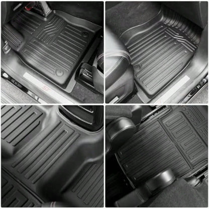 Floor Ma For 2020-202 2026 Explorer Acceorie Cargo Mat With Backret Mat All Weather TPE Of For Explorer 6 Paenr Captain Eat T Acceorie 202 2024 2023