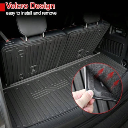 Floor Ma For 2020-202 2026 Explorer Acceorie Cargo Mat With Backret Mat All Weather TPE Of For Explorer 6 Paenr Captain Eat T Acceorie 202 2024 2023