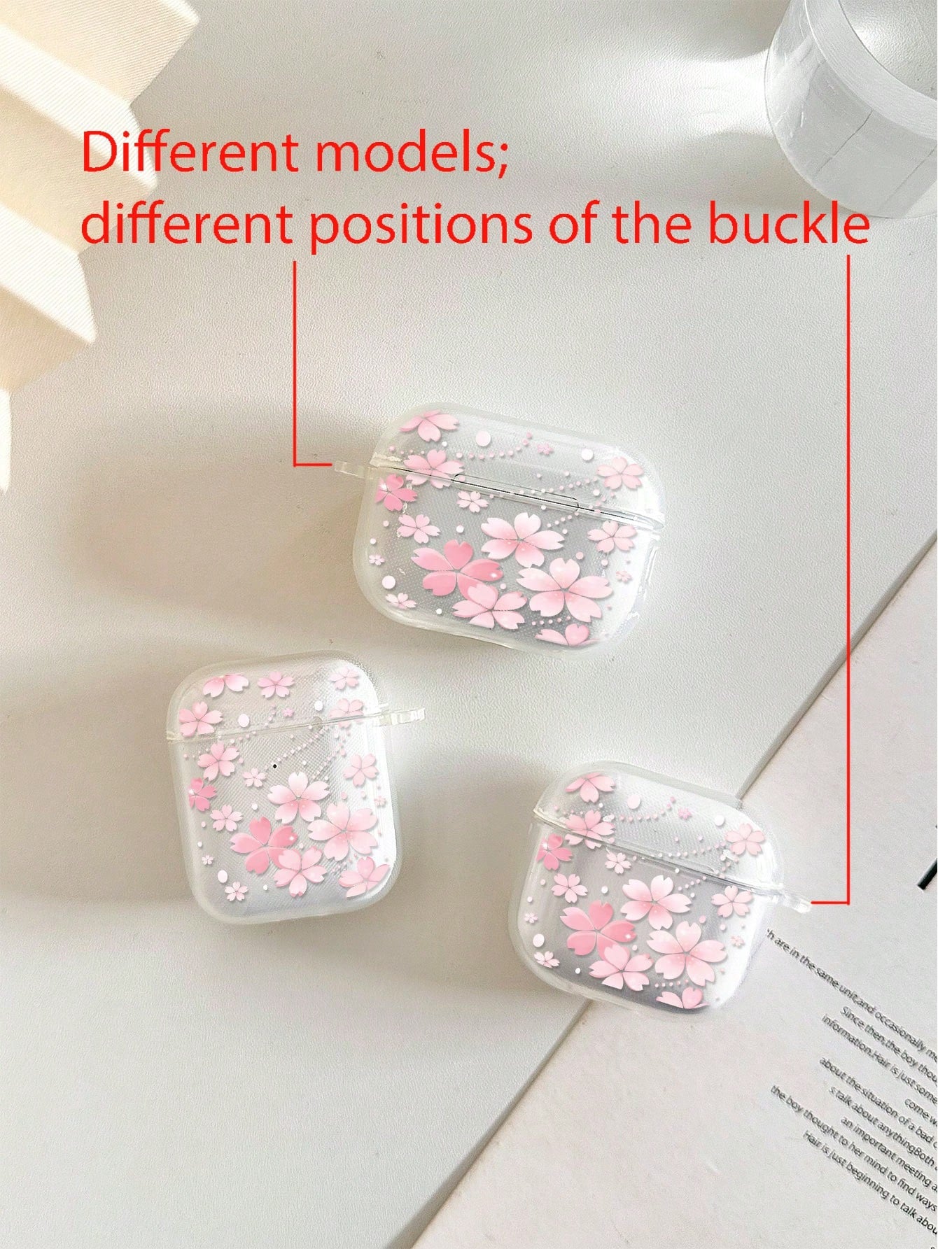 Floral Painted Transparent Additional Bracelet Fashion Bluetooth Earphone Case Suitable For Painted Transparent Fashion Bluetooth Earphone Case Suitable For S4 Protective Case Apple Wireless Bluetooth