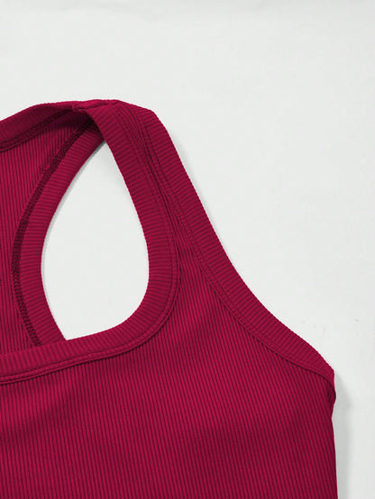 Floreya Square Neck Camisole Top For Women, Casual Slim Fit Sleeveless Crop Top, Versatile For Summer, Autumn & Spring