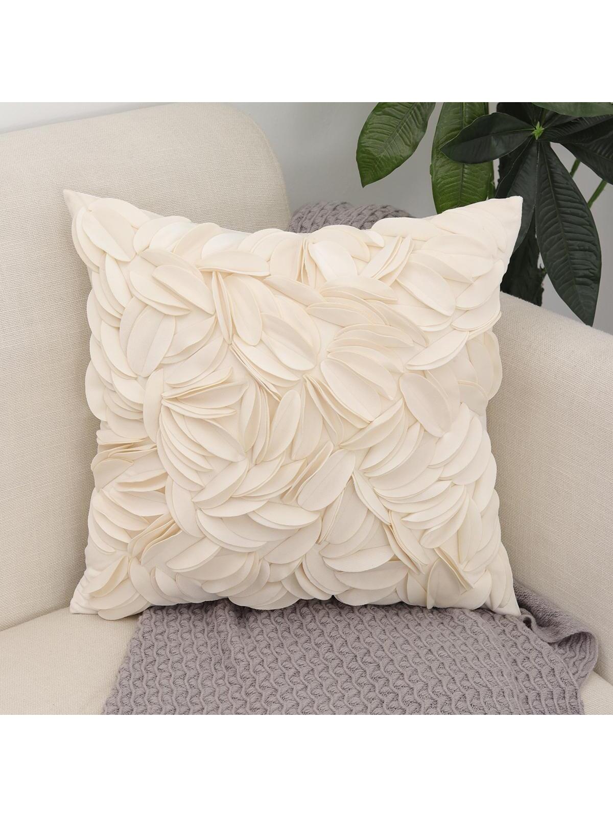 Flower Decor Cushion Cover Without Filler