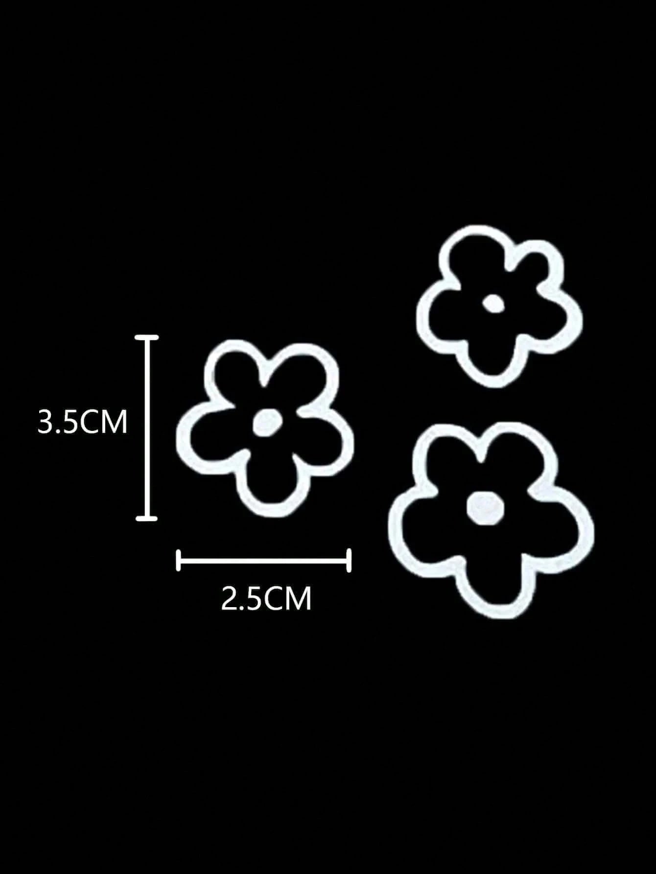 Flower Pattern Car Mirror Sticker