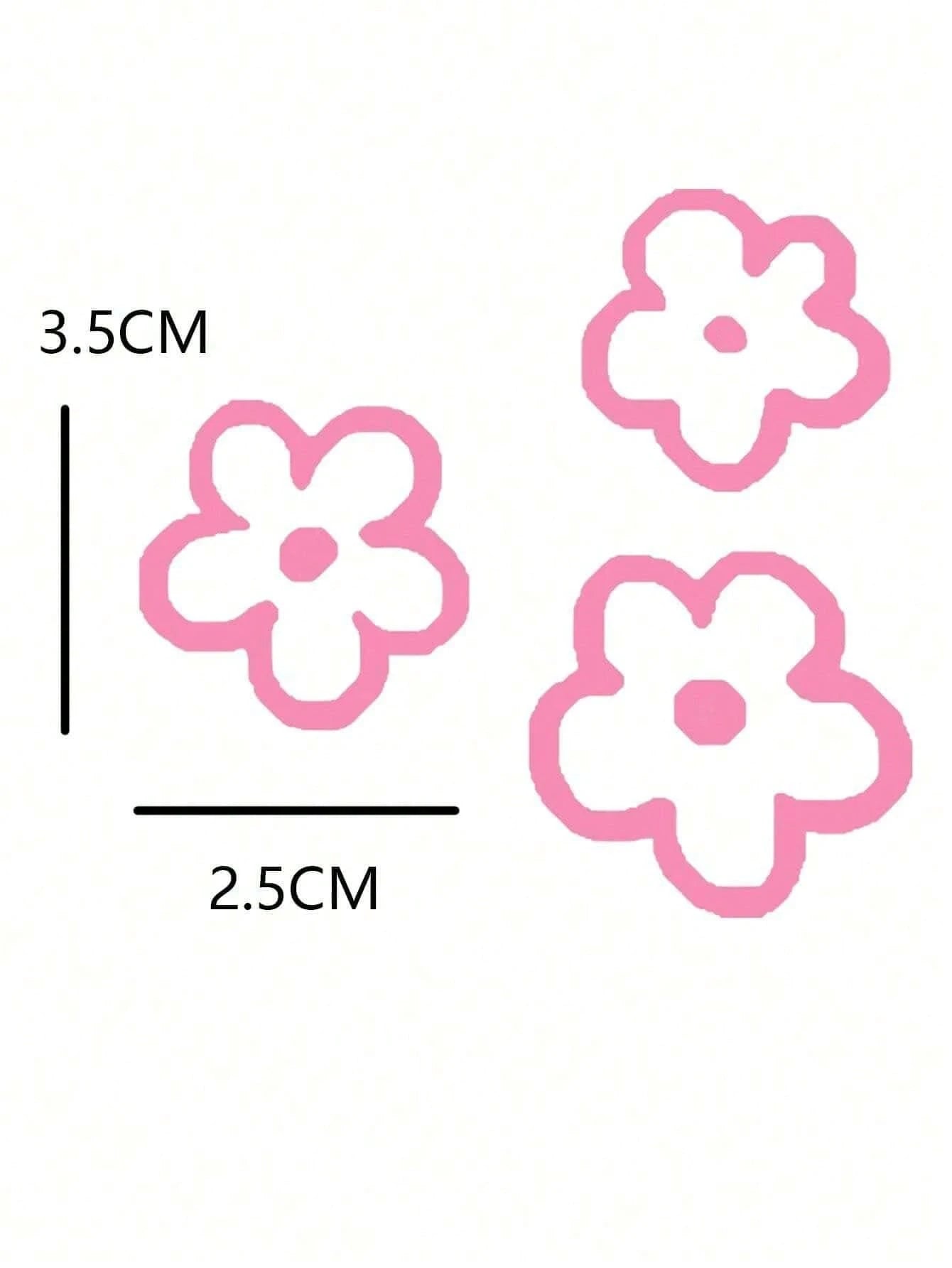 Flower Pattern Car Mirror Sticker