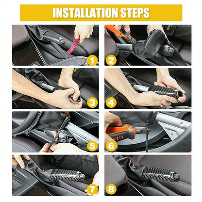 For Civic 2006-11 Parking Hand Brake Handle Cover Trim 47115-SNA-A82ZA CF