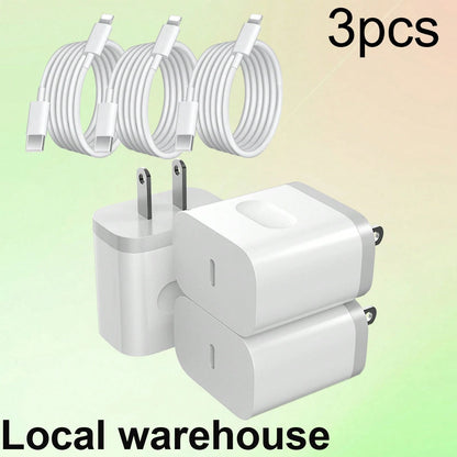For IPhone 14/13/12 Charger Super Fast Charging IPa Charger USB C Wall Charger Fast Charging 4FT Cable Nan Phone Charger Nan