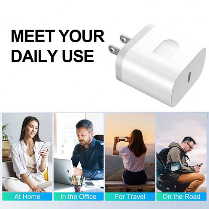 For IPhone 14/13/12 Charger Super Fast Charging IPa Charger USB C Wall Charger Fast Charging 4FT Cable Nan Phone Charger Nan