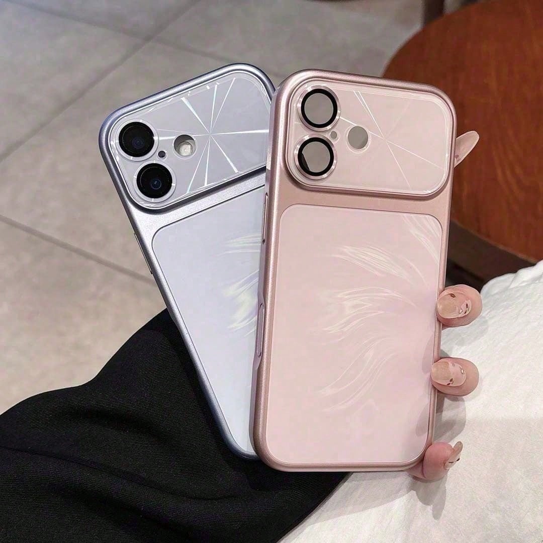 For IPhone 17 16 15 14 13 Pro 16 15 14 Plus, Slide Camera Lens Cover Privacy Protector, Business Shockproof Slim Hard Shell Case With Anti-Scratch Texture