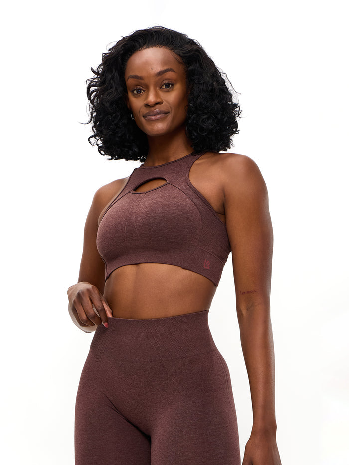 Form Reversible Seamless Sports Bra - Smoked Cherry