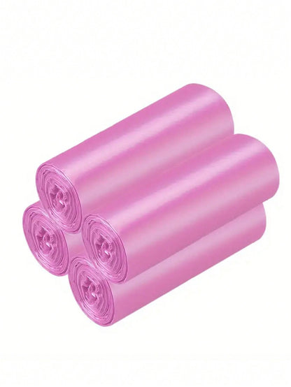 Four Roll Car Trash Bags (60 Pcs), Premium Mini & Small Trash Bags, Waterproof Litter Garbage Bag Organizer, Suitable For Car & Desktop Trash Cans Thickened Plastic Bag