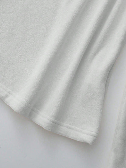 Franclia New Thickened Versatile Crew Neck Long Sleeve Women T-Shirt, Winter