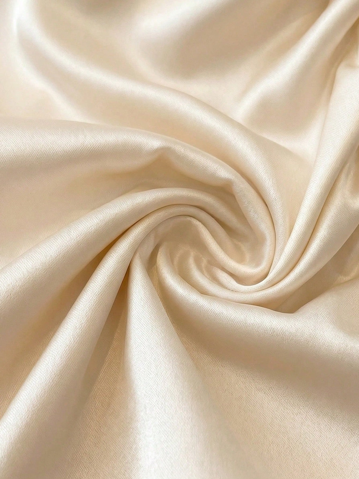 Franclia Women's Elegant Round Neck,Fitted Pleated Waist Top,High-Quality Satin Fabric Short Sleeve Cream White Blouse For Office & Summer,Versatile Solid