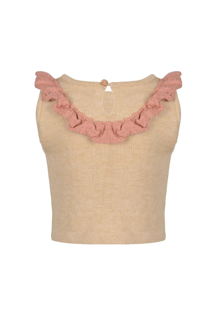 Frankie Singlet Peach