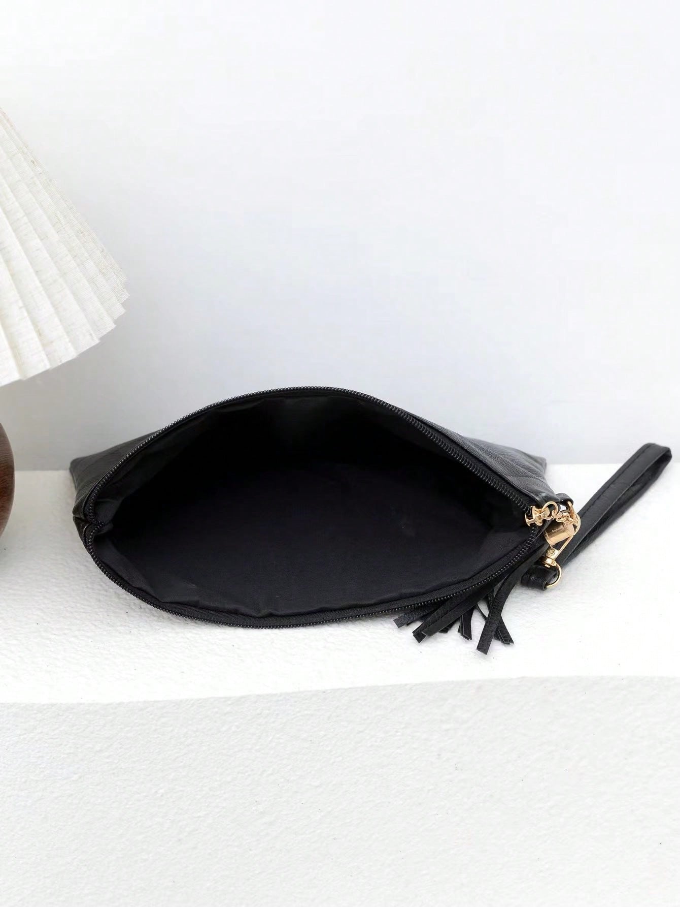 FRIFUL 2026 New Korean Style Envelope Bag Women Fashion Tassel Patchwork Envelope Bag Shoulder Handbag Small Square Bag, Perfect Match For Party Accessories