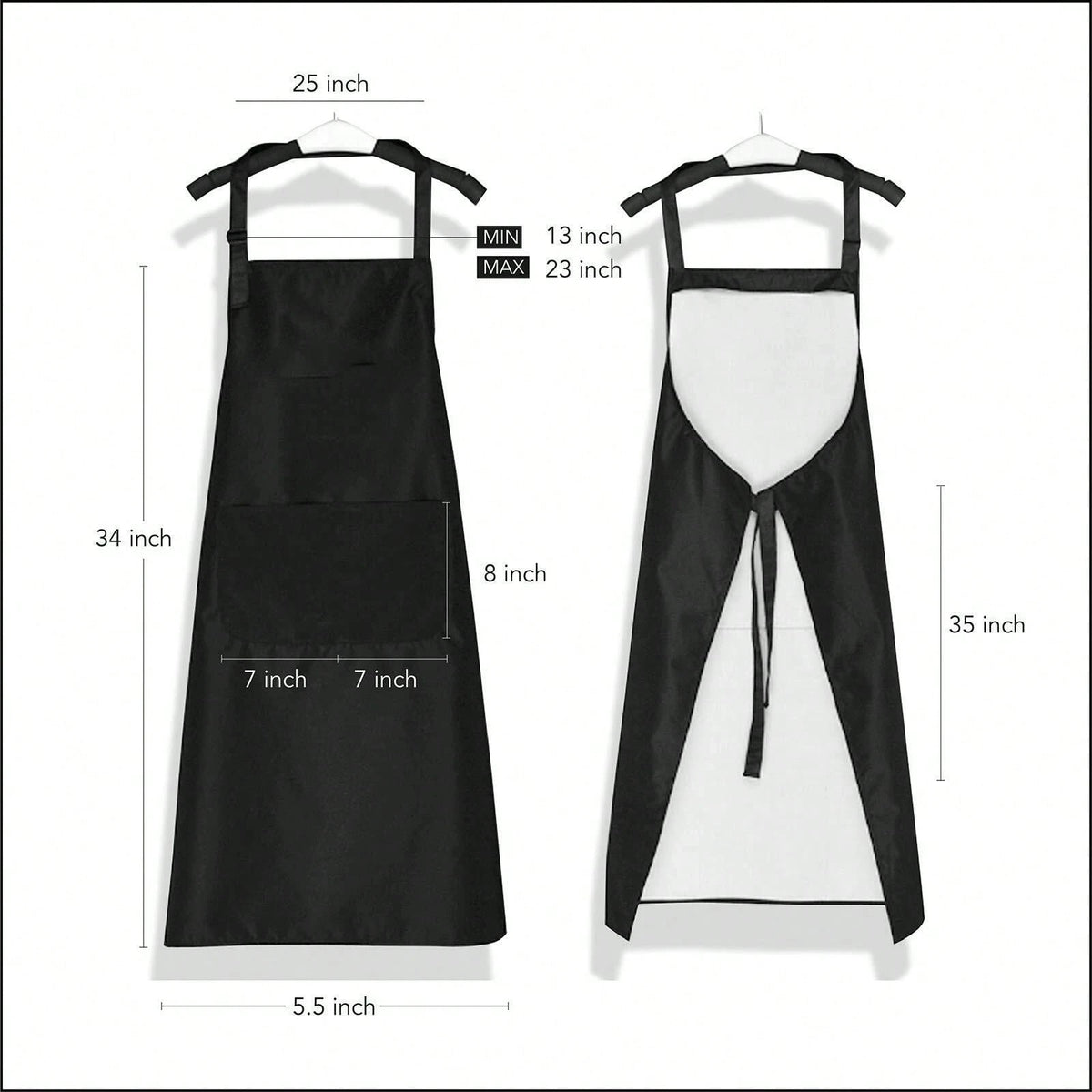 Funny Black BBQ Apron For Men My Meat Is 100% Going In Your Mouth Today Grill Ap