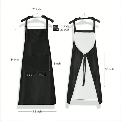 Funny Black BBQ Apron For Men My Meat Is 100% Going In Your Mouth Today Grill Ap