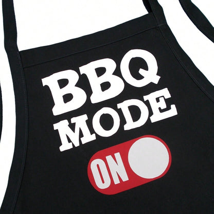 Funny Black BBQ Apron For Men My Meat Is 100% Going In Your Mouth Today Grill Ap