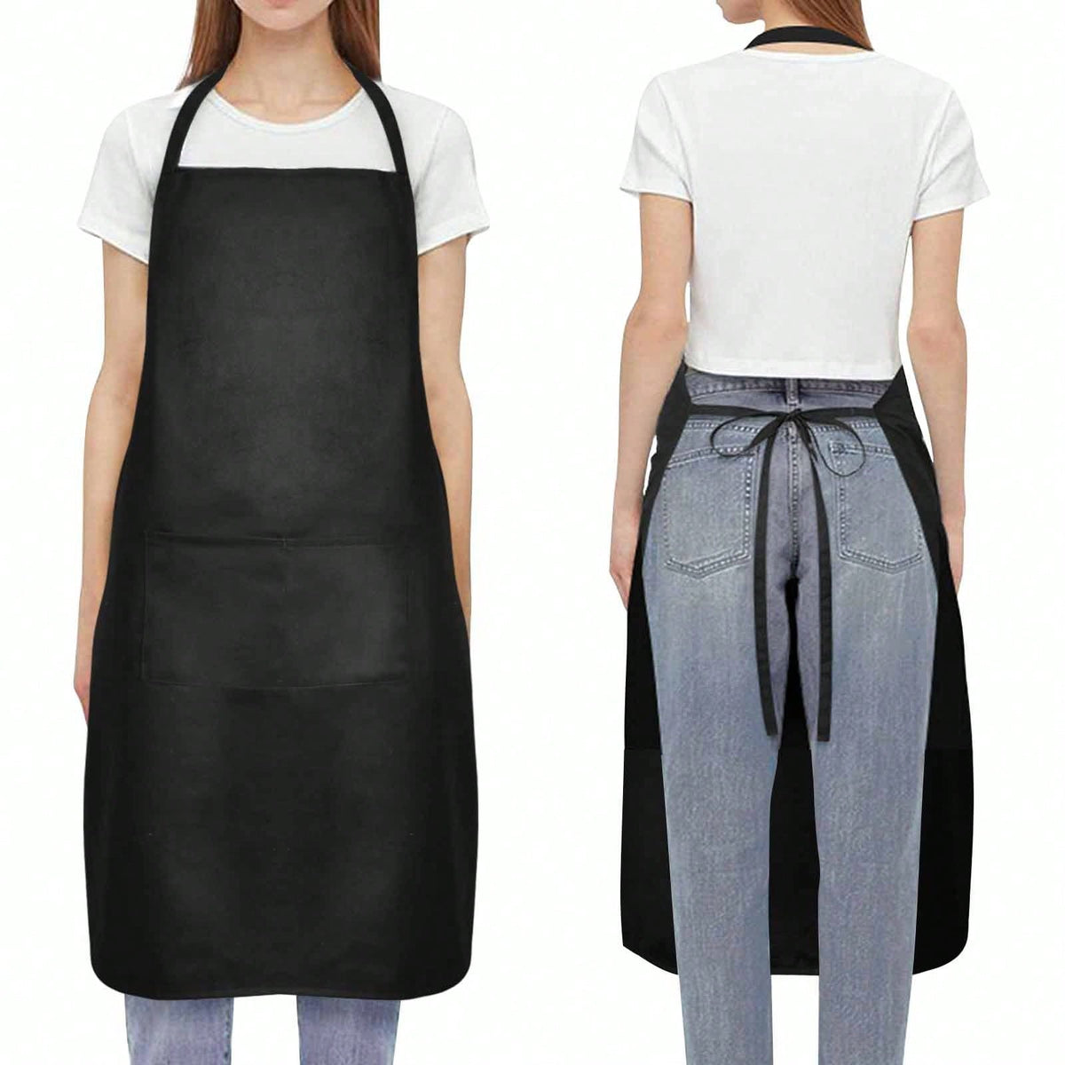 Funny Black BBQ Apron For Men My Meat Is 100% Going In Your Mouth Today Grill Ap